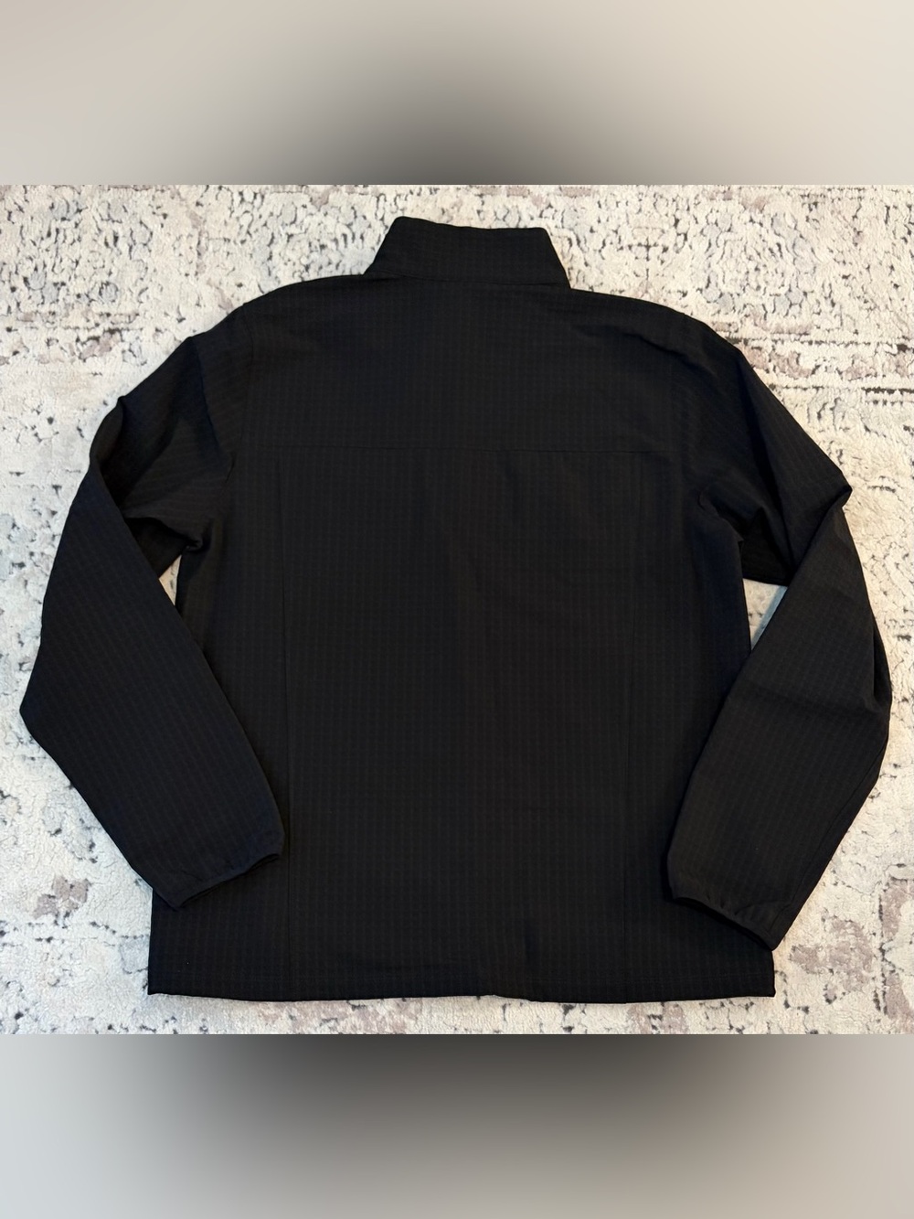 $129 Eddie Bauer Sandstone Grid Black Jacket Men’s Sz: Medium - Picture 6 of 6